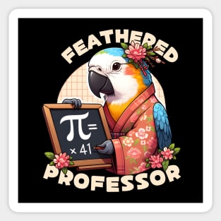 Pi day parrot Sticker